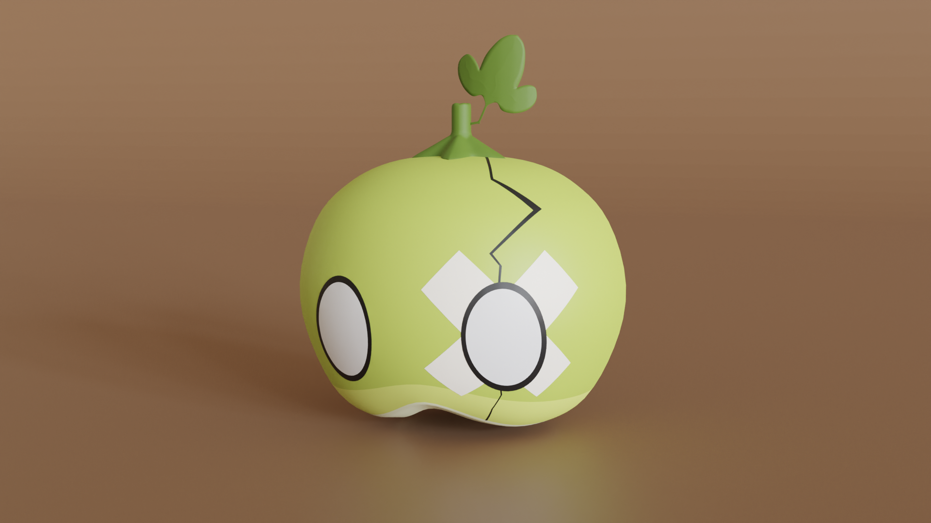 3D model of a watermelon helmet from Dr. STONE.